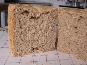 Un pain réalisé avec de la farine t110